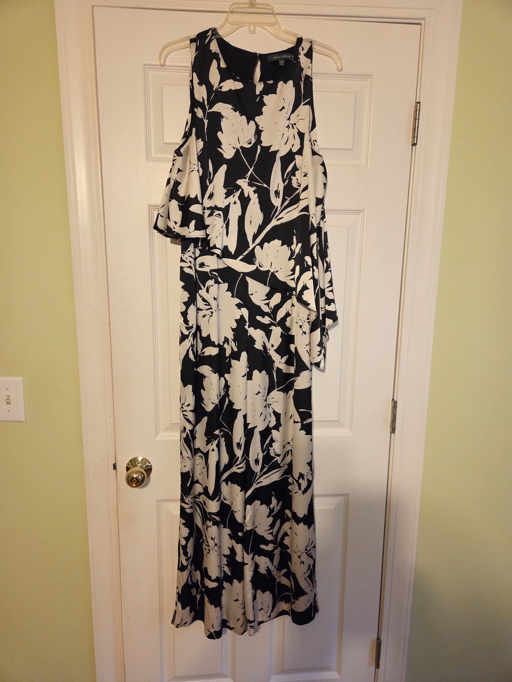 julia jordan Black and White Floral Jumpsuit
